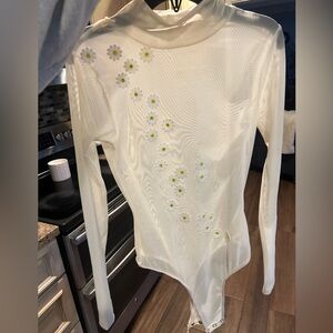 Nude leo+ white mesh Eleve leo